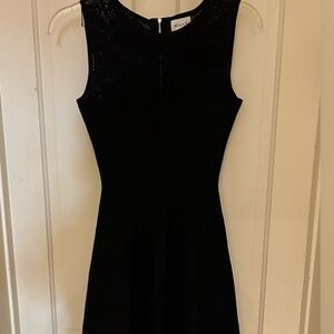 Milly Black and White Sleeveless Sheath Mini Dress